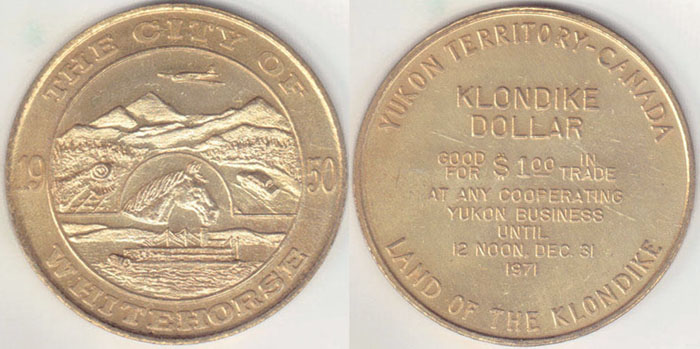 1971 Canada Yukon Klondike $1 A005013